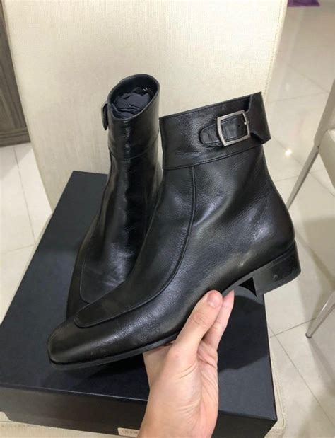 ysl miles boots|Miles leather boots Saint Laurent Black size 41 EU in Leather.